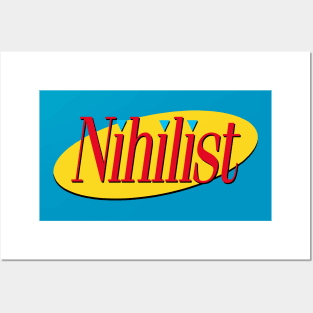 Nihilist 90s TV Tribute Graphic Design Posters and Art